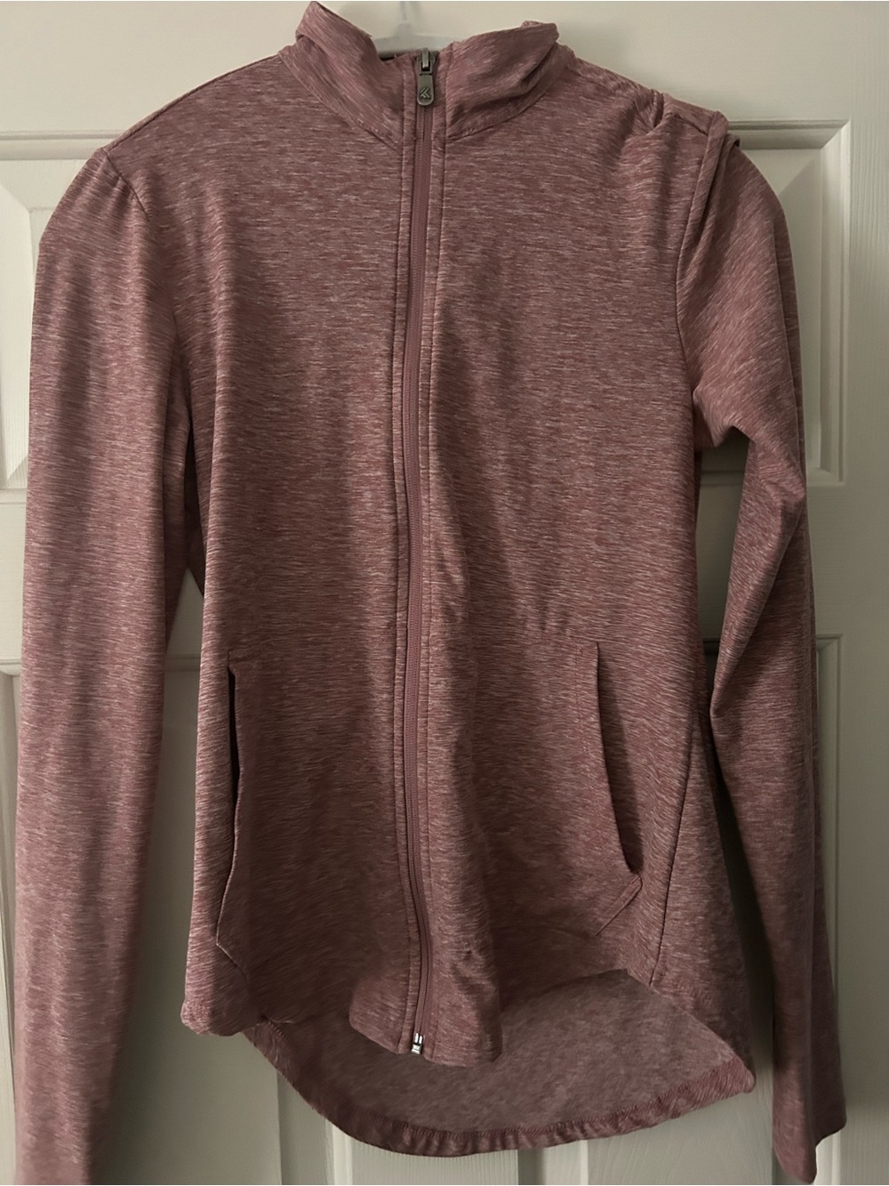 Kyodan Heathered Mauve Full-Zip Jacket